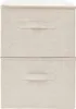Aufbewahrungsboxen 2 Stk. Stoff 43x34x23 cm Creme Produktbild-Vorschau 5