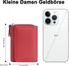 OKWISH Geldbörse, Leder Geldbörse Damen , mit RFID Schutz, Produktbild-Vorschau 2