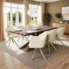 Chaise pivotante en velours Lona avec rembourrage épais - Voir les images du produit 9