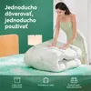 NicePlus, vrchná matrace 2 v 1, 90x200x7 cm, 5-zónová Náhľad obrázku produktu 9