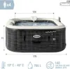 INTEX 28450NP - Whirlpool - PureSPA Greystone Deluxe Produktbild-Vorschau 10