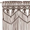 vidaXL Makramee Vorhang Taupe 140x240 cm Baumwolle -  Produktbild-Vorschau 4