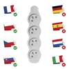 Samostatná 4 zásuvka, bílá Voir les images du produit