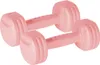 Rebel RBA-2305 Fitness činky 2 x 1 kg, svetlo ružová Náhľad obrázku produktu 1