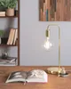 BELIANI Stolní lampa zlatá kovová 48 cm dlouhá žárovka s Náhled obrázku produktu 2