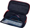 The inside of an open pencil case showing various school supplies. Podgląd zdjęcia produktu