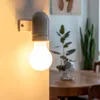 Porcelanowa lampa ścienna E27, biała glazura Podgląd zdjęcia produktu 5