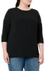 Camicia donna manica 3/4 curvy plus size longsleeve taglie Anteprima dell’immagine prodotto 8