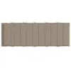 vidaXL Cuscino lettino Taupe 180x60x4 cm Tessuto Oxford Anteprima dell’immagine prodotto 5