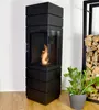 GLOW FIRE Ethanol Kamin 'Mora' | Ethanolofen in schwarz mit Produktbild-Vorschau 1