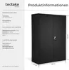 tectake® Aktenschrank abschließbar 140 x 90 x 40 cm Produktbild-Vorschau 5