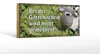 Holzschild Spruch 27x10cm bei Gartenarbeit nicht meckern Produktbild-Vorschau 1