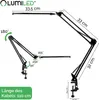 LUMILED LED 8W Lampada da scrivania Braccio girevole Anteprima dell’immagine prodotto 8