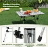 COSTWAY Campingtisch faltbar höhenverstellbar, Klapptisch Produktbild-Vorschau 5