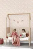 ESTAhome carta da parati fiori rosa tenue e beige 53 cm x Anteprima dell’immagine prodotto 7