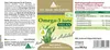 A product label for Omega-3 forte Vegan capsules, featuring product information, nutritional details, and branding. Produktbild-Vorschau