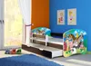 A child's bedroom with a themed bed and toys. Produktbild-Vorschau