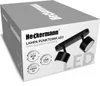 Lampa punktowa LED Heckermann 8795314A Czarna 2x głowica Podgląd zdjęcia produktu 6