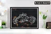 DIY 5D Diamond Painting Zubehör Untotes Motorrad, Vollrunde Produktbild-Vorschau 6