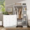 Flieks Moderner Mehrzweck-Kleiderschrank mit Kleiderstange, Produktbild-Vorschau 1