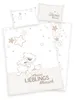 3 tlg Baby Bettwäsche Set - Lieblings Mensch Beige - Produktbild-Vorschau 2