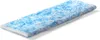 A single disposable wet mopping cloth with a blue and white marbled pattern, lying on a white surface. Produktbild-Vorschau