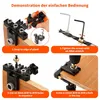 Bohrschablone,3-in-1 die Bohrschablone Möbelbau,Dübellöcher Produktbild-Vorschau 6