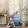 Aufbewahrungsboxen für Kinder, 4 Schubladen, abgerundete Produktbild-Vorschau 2
