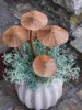 Topfstecker 5er Pilz-Gruppe, Edelrostoptik 3D, klein Produktbild-Vorschau 2