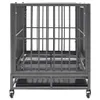 vidaXL Hundekäfig mit Rollen Stahl 92x62x76 cm -  Produktbild-Vorschau 4