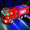Camion de pompier avec son et lumière - voiture jouet en Voir les images du produit 8