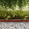 vidaXL Trávníková obruba, 4 ks, rezavá, 450 x 0,05 x 10 cm, Náhled obrázku produktu 4