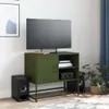 vidaXL TV-Schrank Olivgrün 68x39x60,5 cm Stahl Produktbild-Vorschau 3