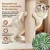 Yaheetech Kratzbaum aus PE-Rattan 71,5 cm, stabiler Produktbild-Vorschau 9