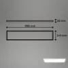 LED Deckenlampe 98cm LED Panel Deckenleuchte Flach Produktbild-Vorschau 5