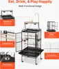 SucceBuy Velká kovaná klec pro ptáky, 830x790x2100 mm, s Náhled obrázku produktu 4