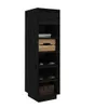 vidaXL Stojak na buty czarny 30x34x105 cm lite drewno Podgląd zdjęcia produktu 7