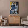 Italienischer Leinwand Leinwandbild - Figure of a Woman Produktbild-Vorschau 2