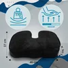 CLP Cuscino di seduta ergonomico con gel, nero Anteprima dell’immagine prodotto 7