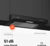 Klarstein SlimVent Dunstabzugshaube Unterbau, 60 cm Produktbild-Vorschau 5