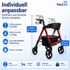 FabaCare XXL Rollator Goliat, höhenverstellbar, faltbar, Produktbild-Vorschau 5