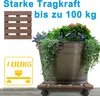 LZQ 2 Stück WPC Pflanzenroller 30x30 cm 100 kg Tragkraft, Produktbild-Vorschau 5