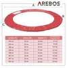 AREBOS Trampolin Randabdeckung Ø183 cm Rot | UV-beständig & Produktbild-Vorschau 6