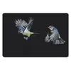 MuchoWow® Mauspad Mousepad Vögel - Federn - Schwarz 27x18 Produktbild-Vorschau 1