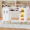 TWSOUL Arbeitstisch Nageltisch mit LED-Beleuchtung – Produktbild-Vorschau 1