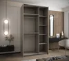 Dvojdverová skriňa SAMARA 3 - 130 cm, kašmír / strieborná Náhľad obrázku produktu 6