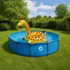 Aufblasbare Schwimmmatratze für Kinder Giraffe Produktbild-Vorschau 2