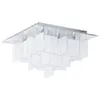 Condrada 1 plafonnier à 8 lampes blanc, chrome Voir les images du produit 1