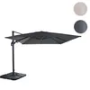 Parasol gastronomiczny HWC-A96, 3x3m (Ø4,24m) obrotowy, Podgląd zdjęcia produktu 8