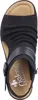 Rieker Damen Keilsandalette schwarz Produktbild-Vorschau 3